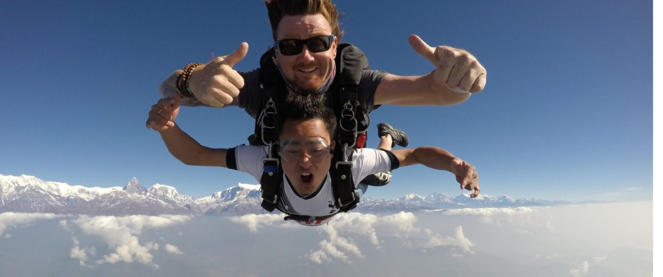 Skydiving from Mt. Everest